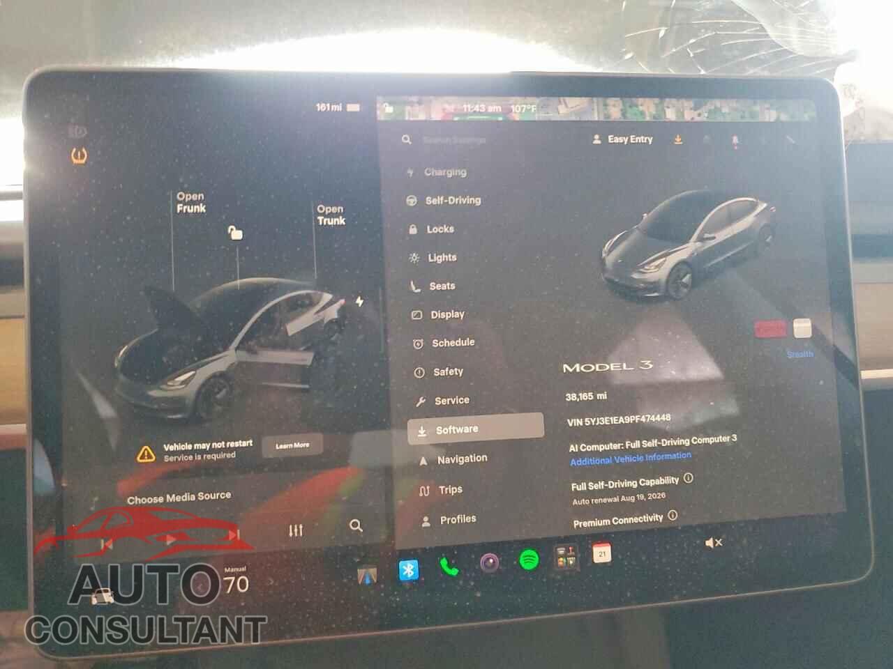 TESLA MODEL 3 2023 - 5YJ3E1EA9PF474448