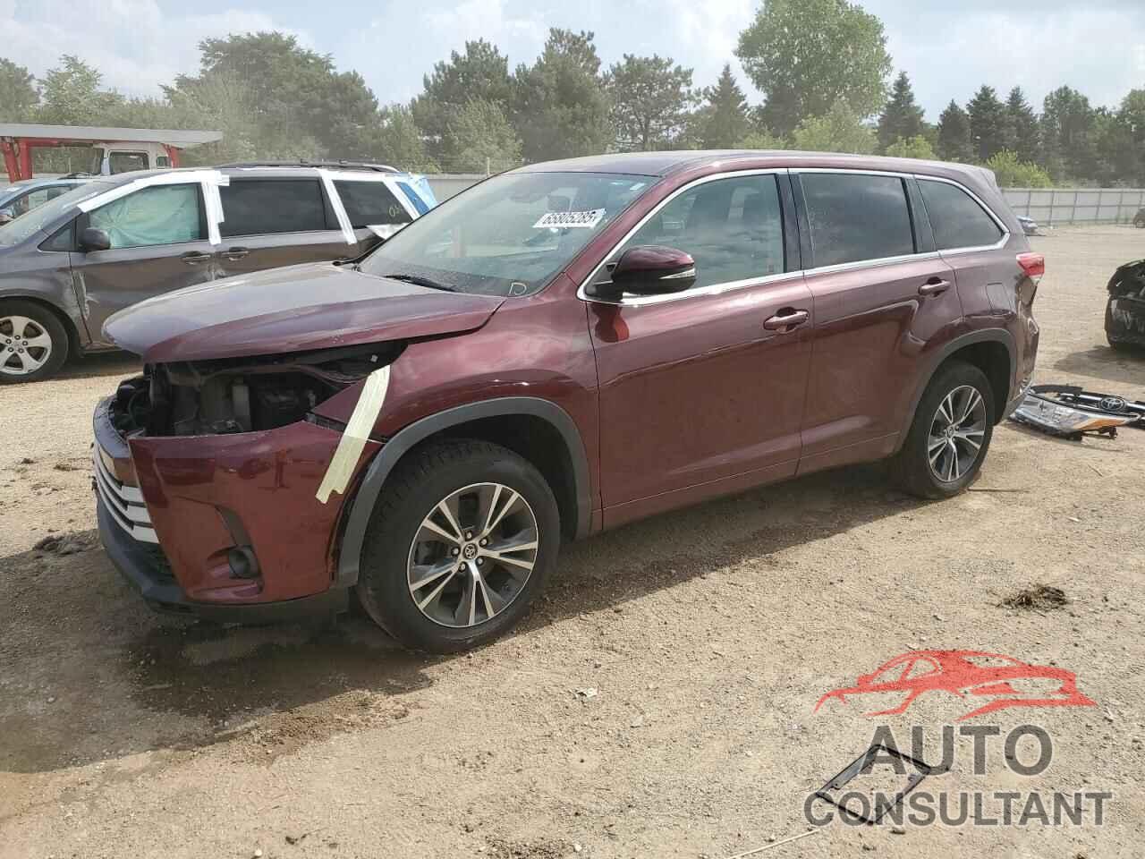 TOYOTA HIGHLANDER 2017 - 5TDZARFH8HS030085