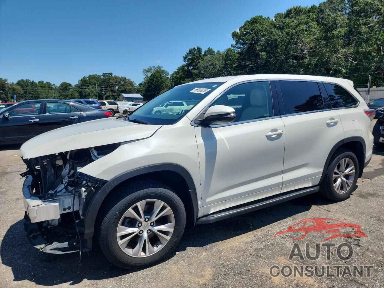 TOYOTA HIGHLANDER 2015 - 5TDZKRFH3FS046186