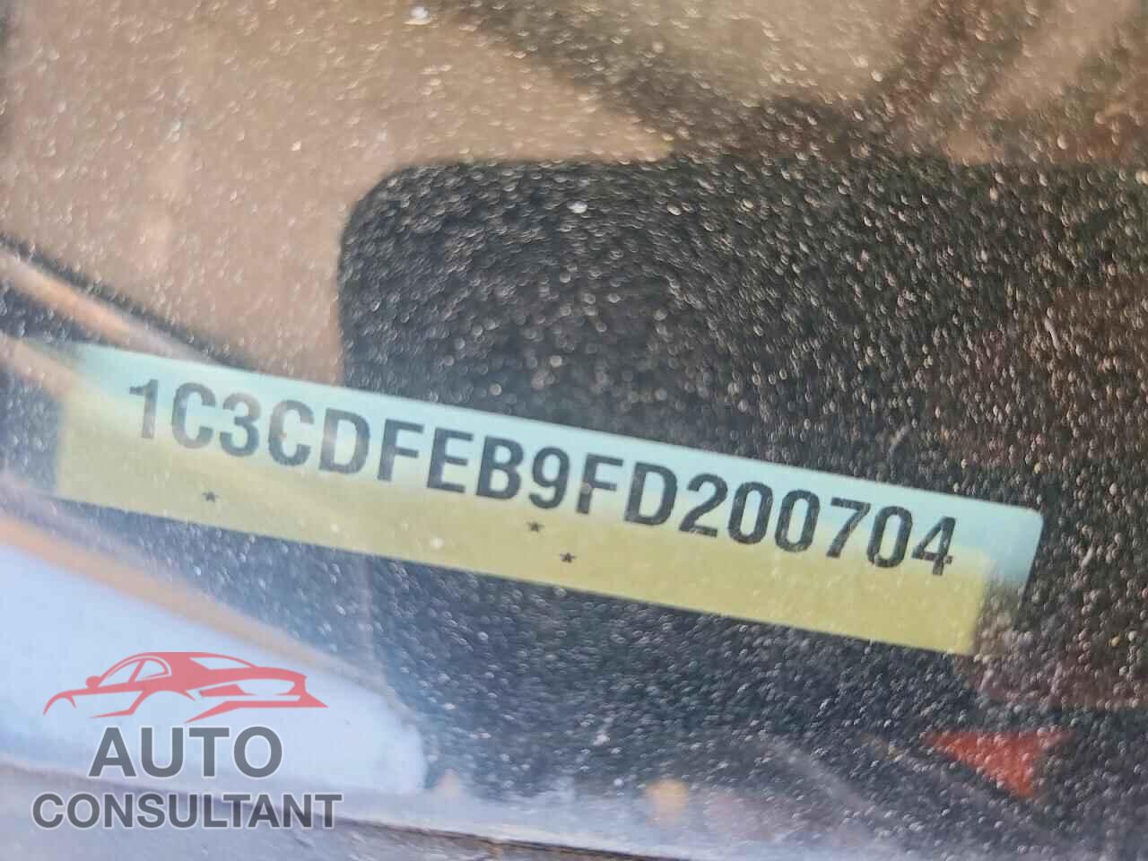 DODGE DART 2015 - 1C3CDFEB9FD200704