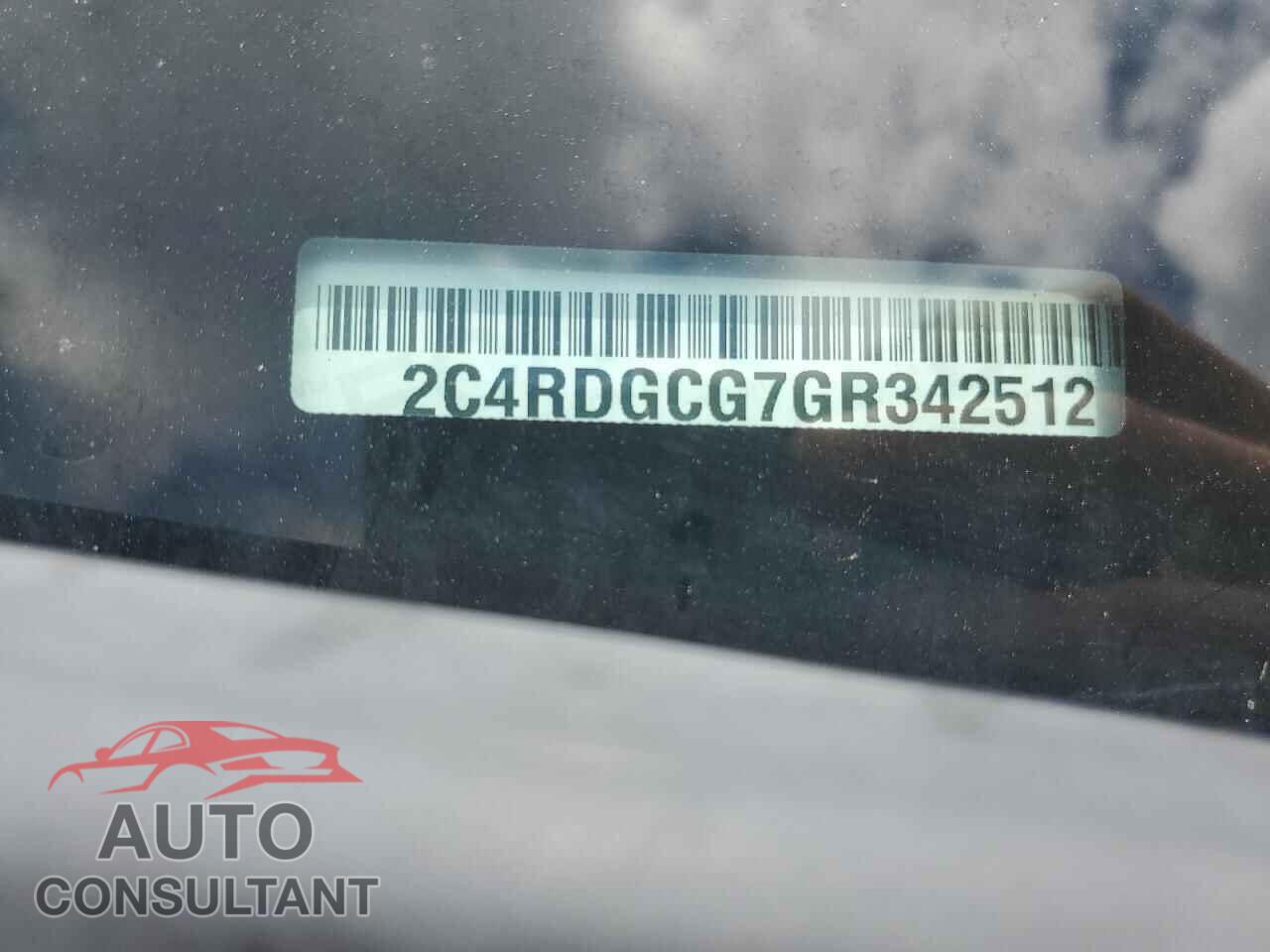 DODGE CARAVAN 2016 - 2C4RDGCG7GR342512
