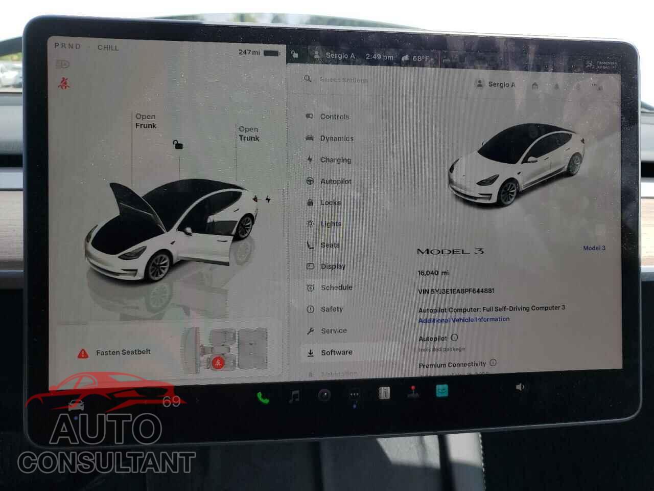 TESLA MODEL 3 2023 - 5YJ3E1EA8PF644881