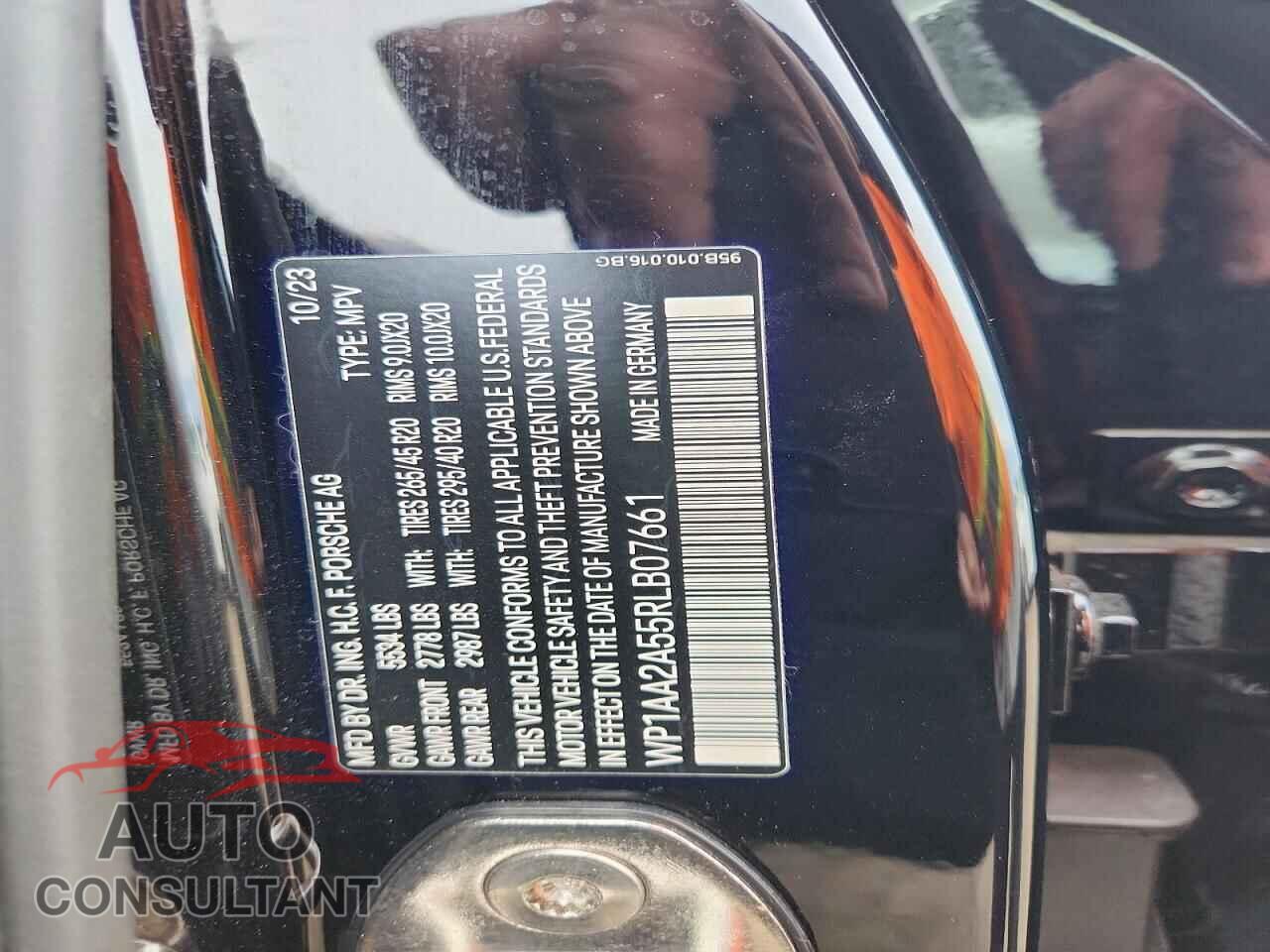 PORSCHE MACAN 2024 - WP1AA2A55RLB07661