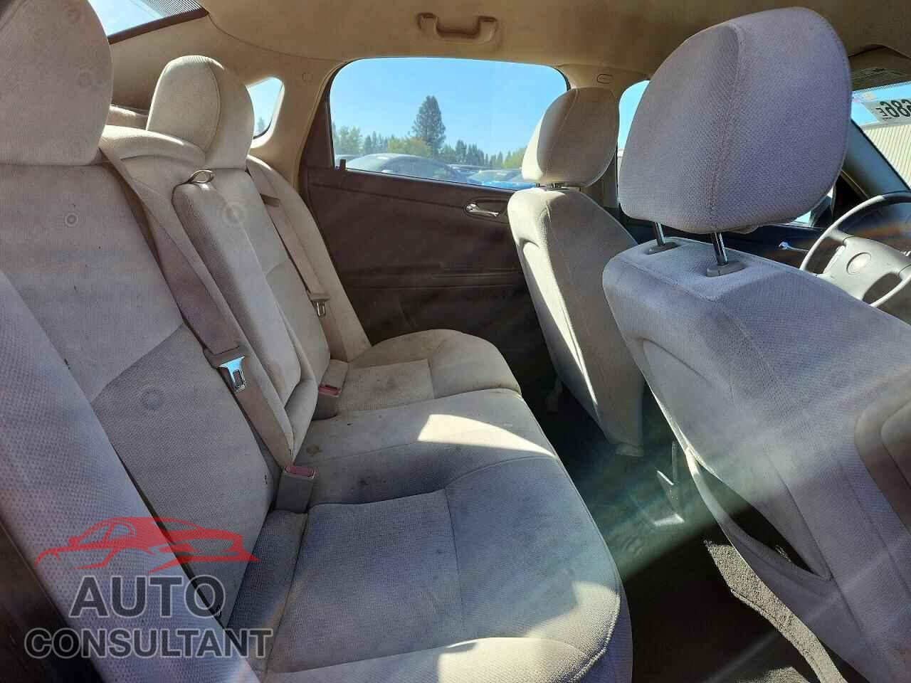 CHEVROLET IMPALA 2012 - 2G1WF5E34C1297221