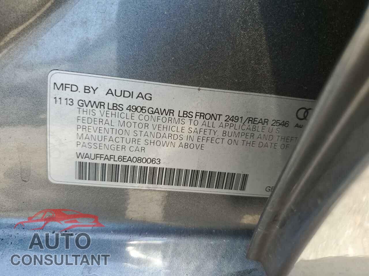 AUDI A4 2014 - WAUFFAFL6EA080063