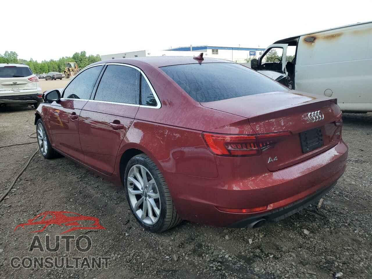 AUDI A4 2017 - WAUHMAF48HN031497