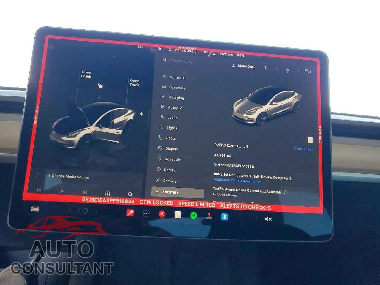 TESLA MODEL 3 2023 - 5YJ3E1EA3PF516838