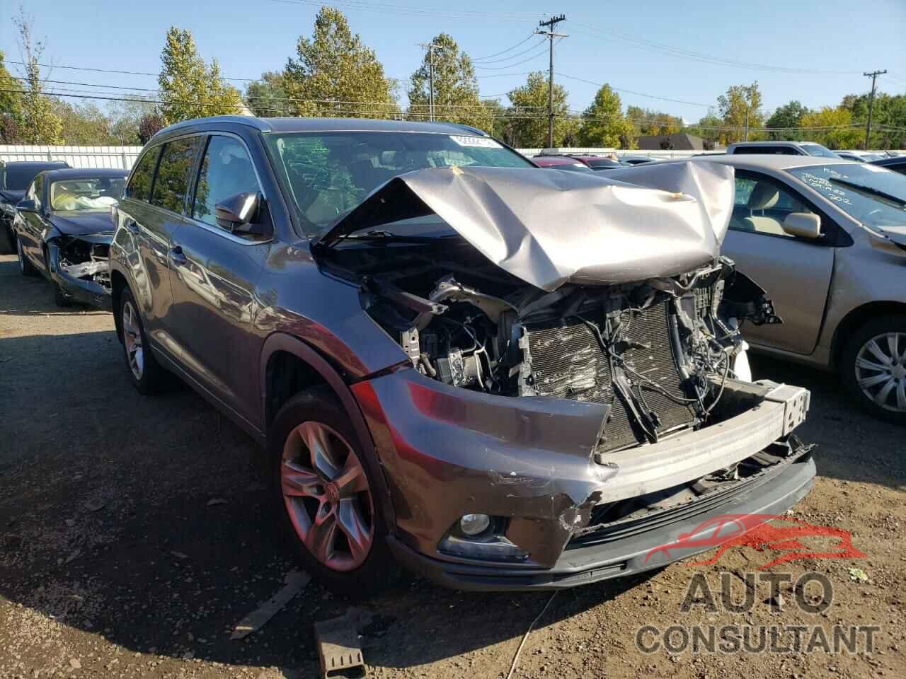 TOYOTA HIGHLANDER 2015 - 5TDDKRFH3FS097908