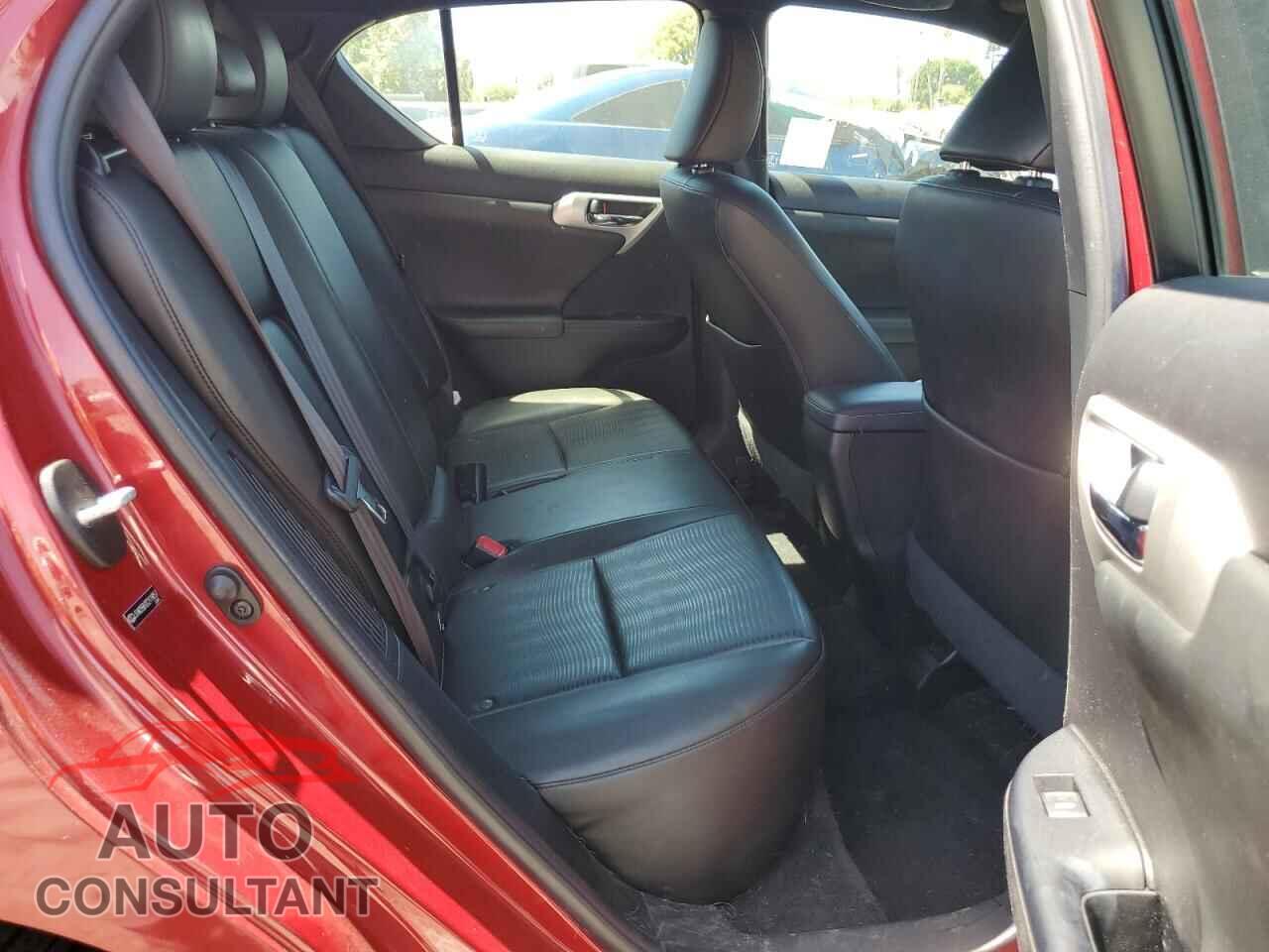 LEXUS CT 200 2012 - JTHKD5BH2C2119057