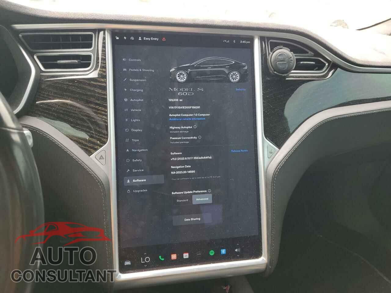 TESLA MODEL S 2016 - 5YJSA1E20GF158291