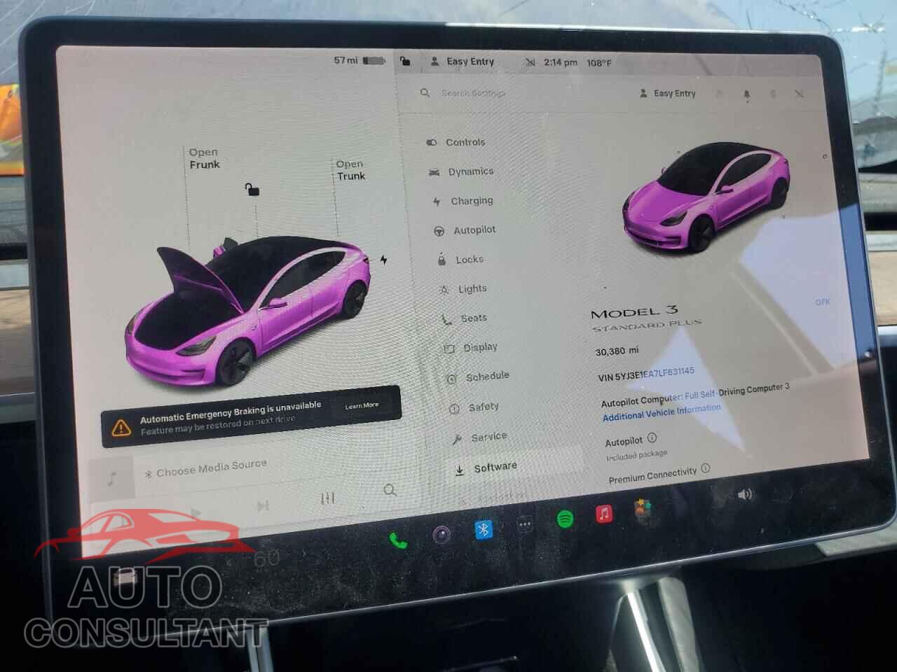 TESLA MODEL 3 2020 - 5YJ3E1EA7LF631145
