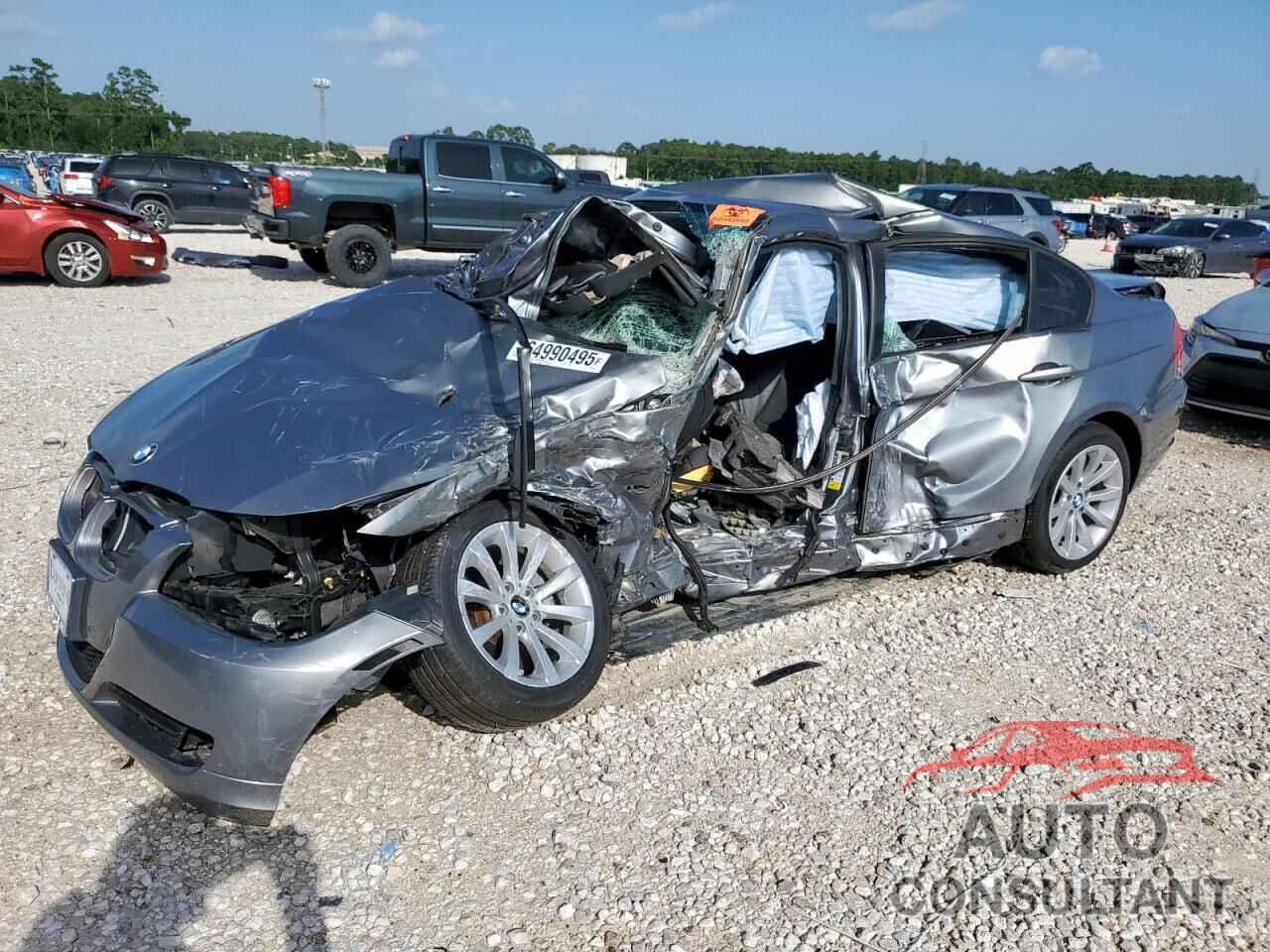 BMW 3 SERIES 2011 - WBAPH7G57BNL86002
