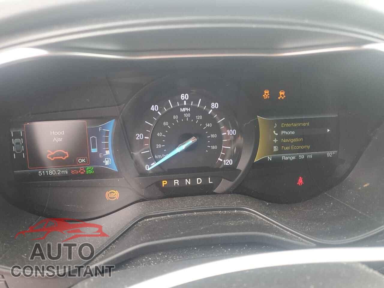 FORD FUSION 2019 - 3FA6P0RU2KR191991