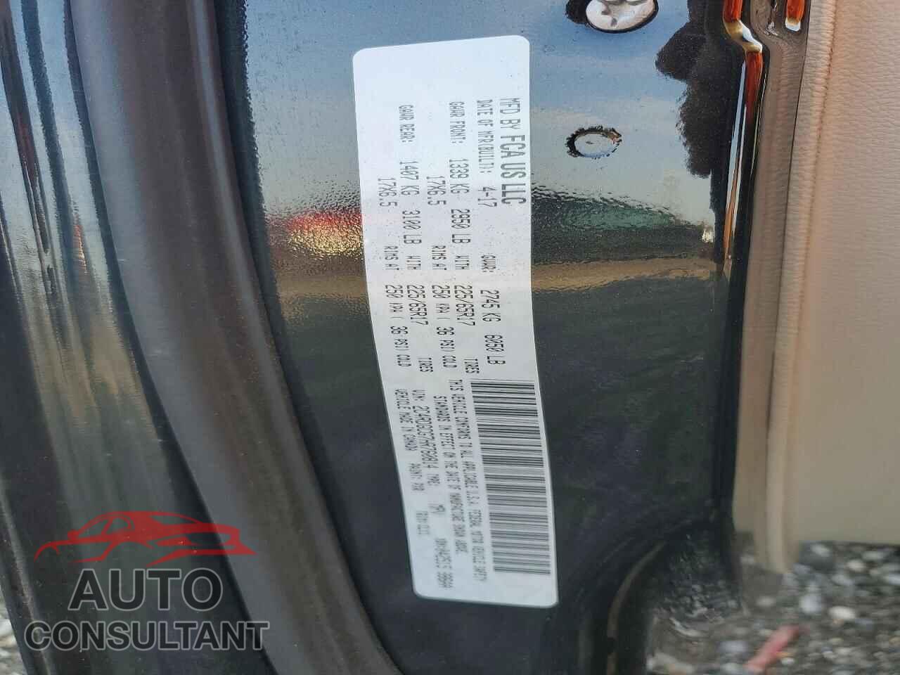 DODGE CARAVAN 2017 - 2C4RDGCG7HR760814