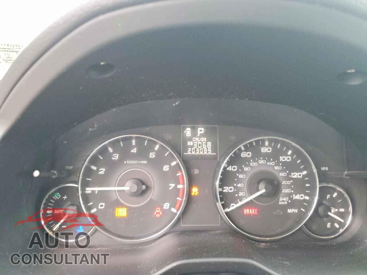 SUBARU OUTBACK 2011 - 4S4BRBCC9B3345038
