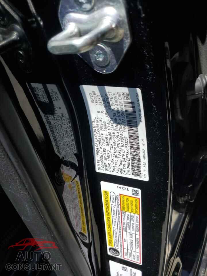 HONDA CIVIC 2023 - 2HGFE2F5XPH553207