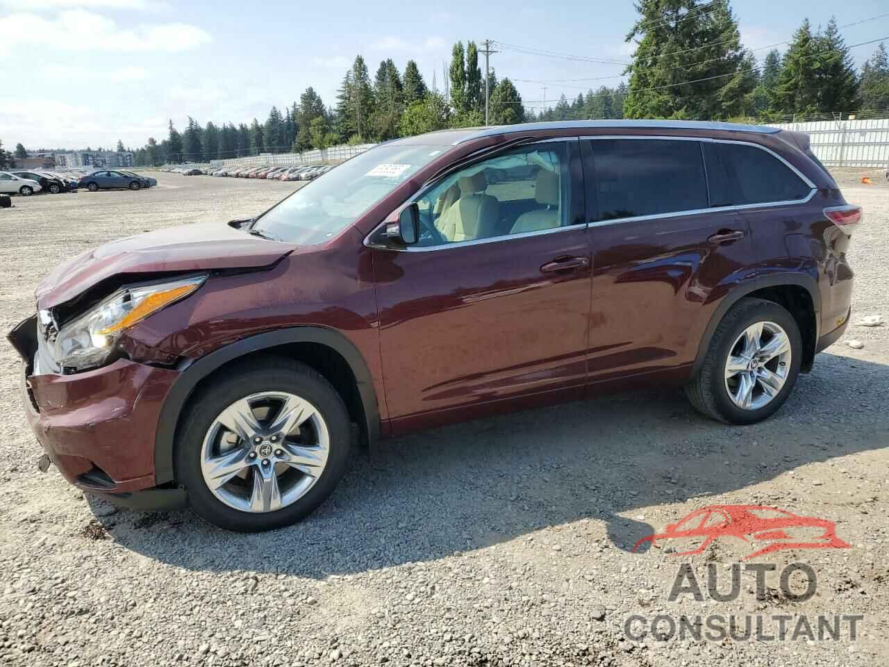 TOYOTA HIGHLANDER 2016 - 5TDDKRFH0GS276974