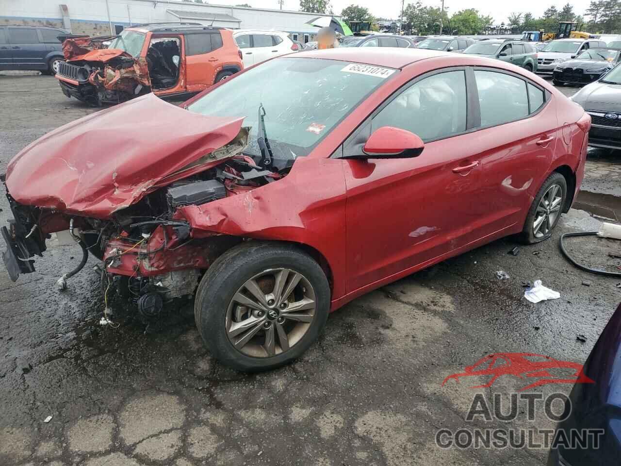 HYUNDAI ELANTRA 2017 - KMHD84LF6HU106129