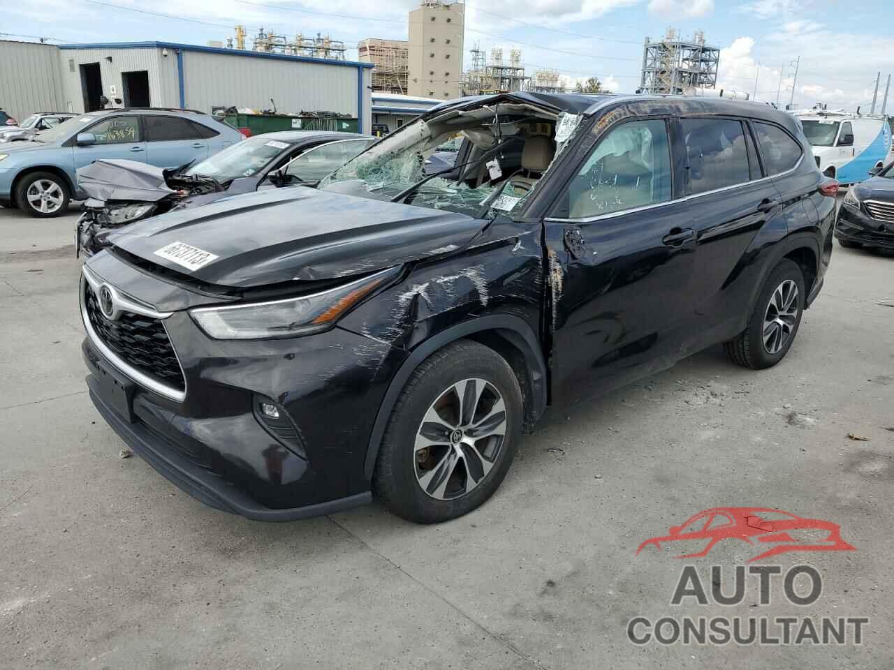 TOYOTA HIGHLANDER 2021 - 5TDGZRAHXMS045706