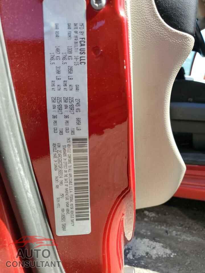 DODGE CARAVAN 2016 - 2C4RDGBG7GR182214