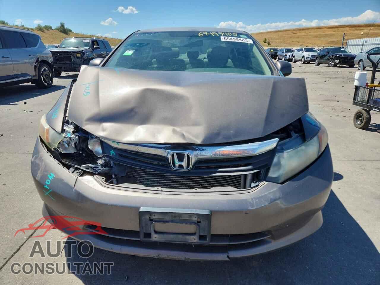 HONDA CIVIC 2012 - 2HGFB2F59CH604358