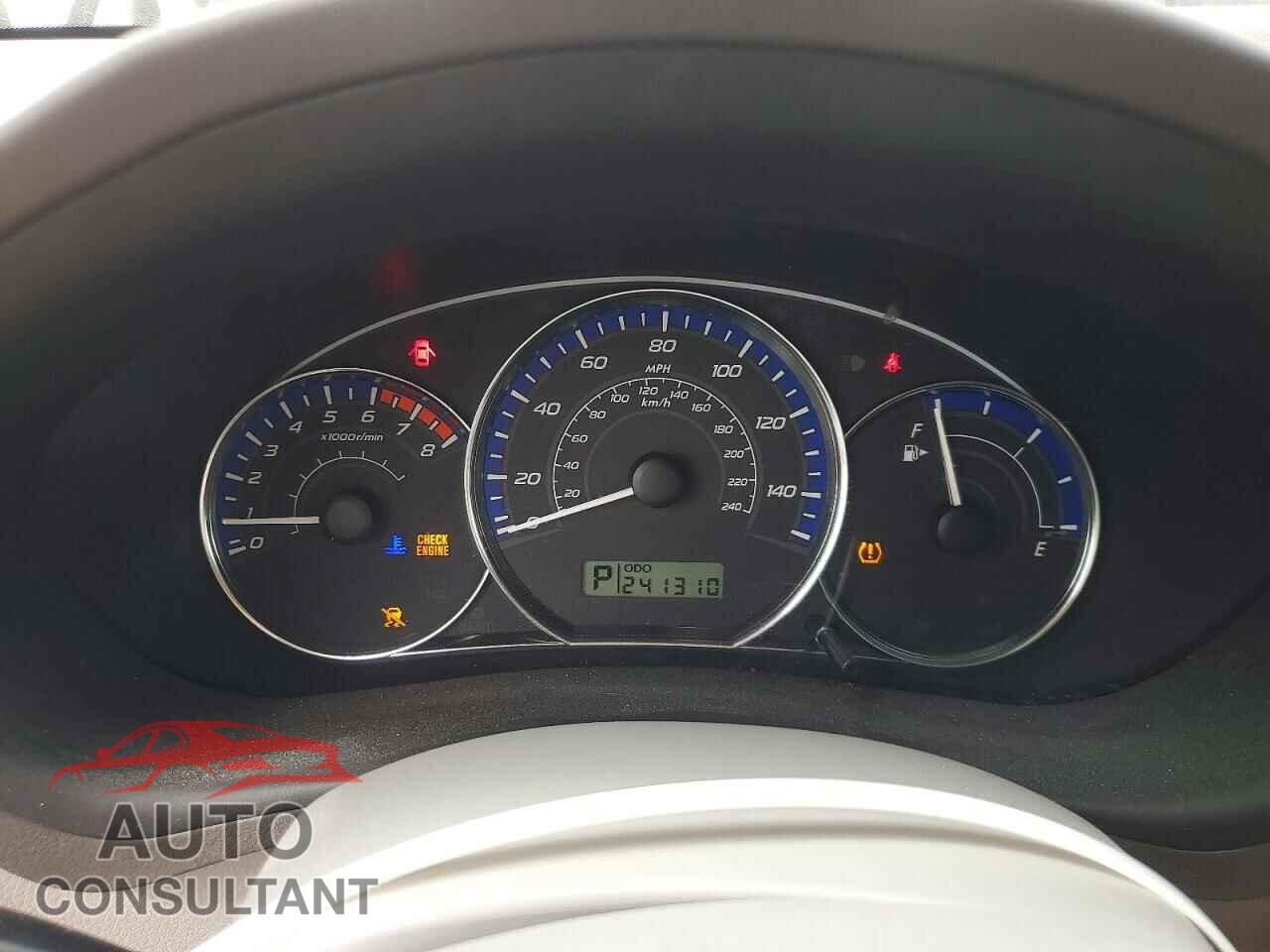 SUBARU FORESTER 2010 - JF2SH6CC1AH750196