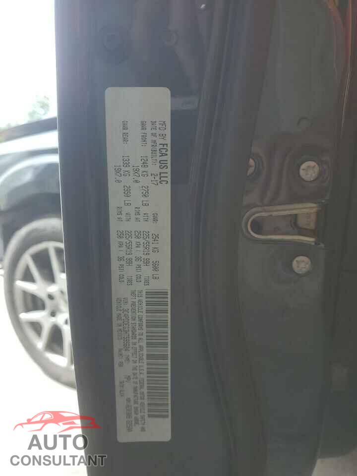 DODGE JOURNEY 2017 - 3C4PDDEG3HT595604