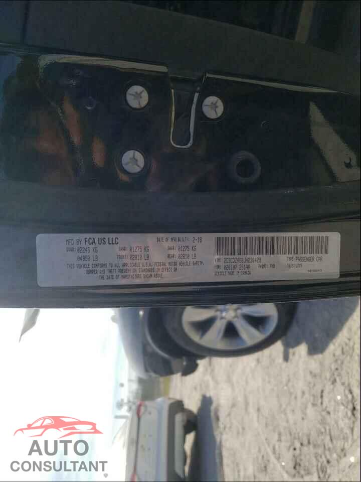 DODGE CHALLENGER 2018 - 2C3CDZAG8JH236429