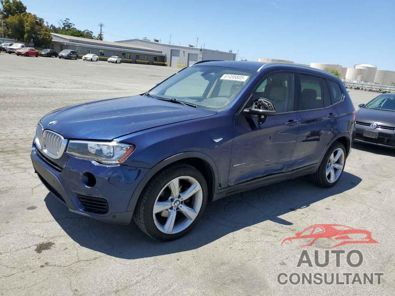 BMW X3 2017 - 5UXWX9C3XH0W75722