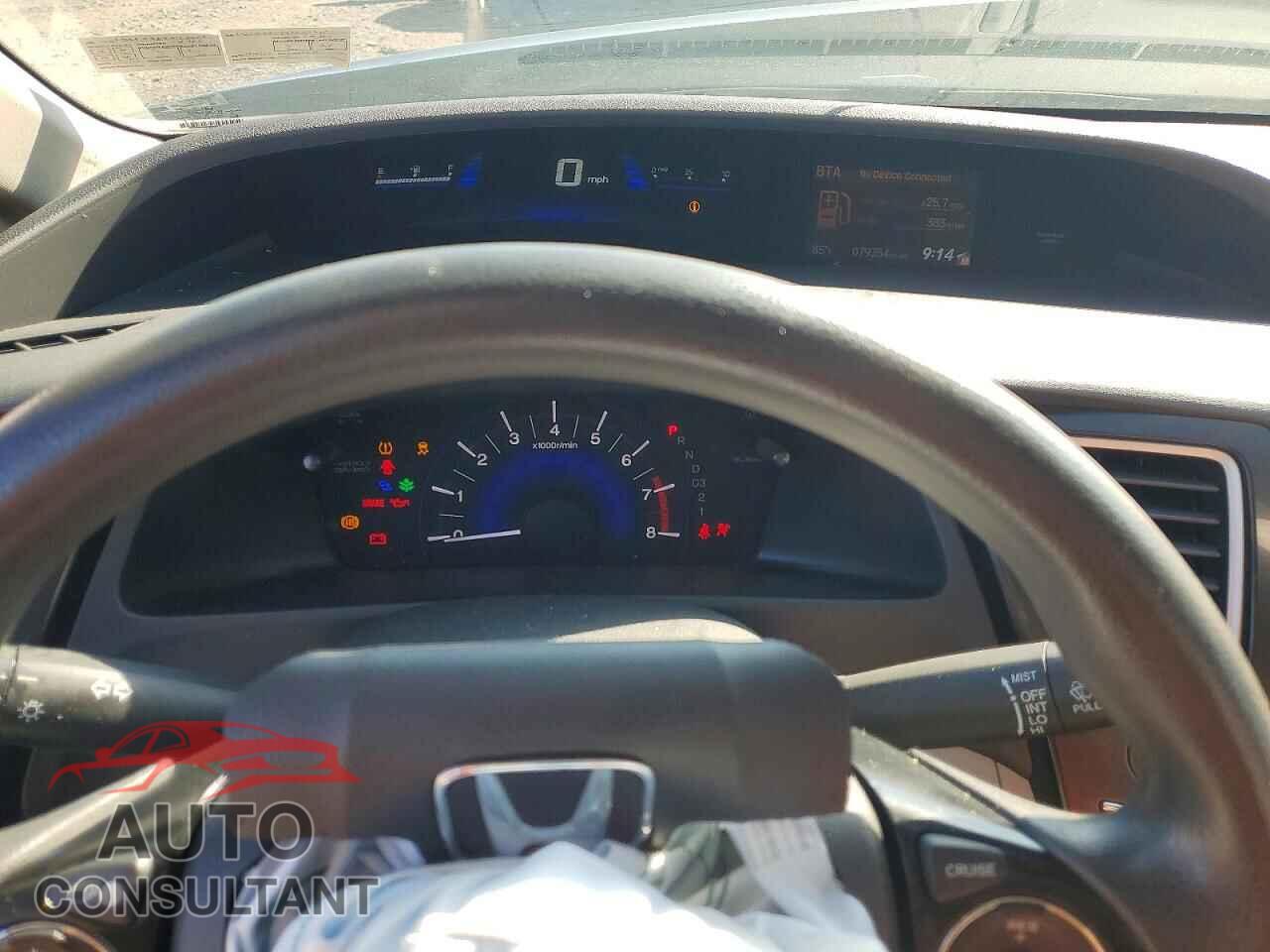 HONDA CIVIC 2013 - 19XFB2F58DE272957