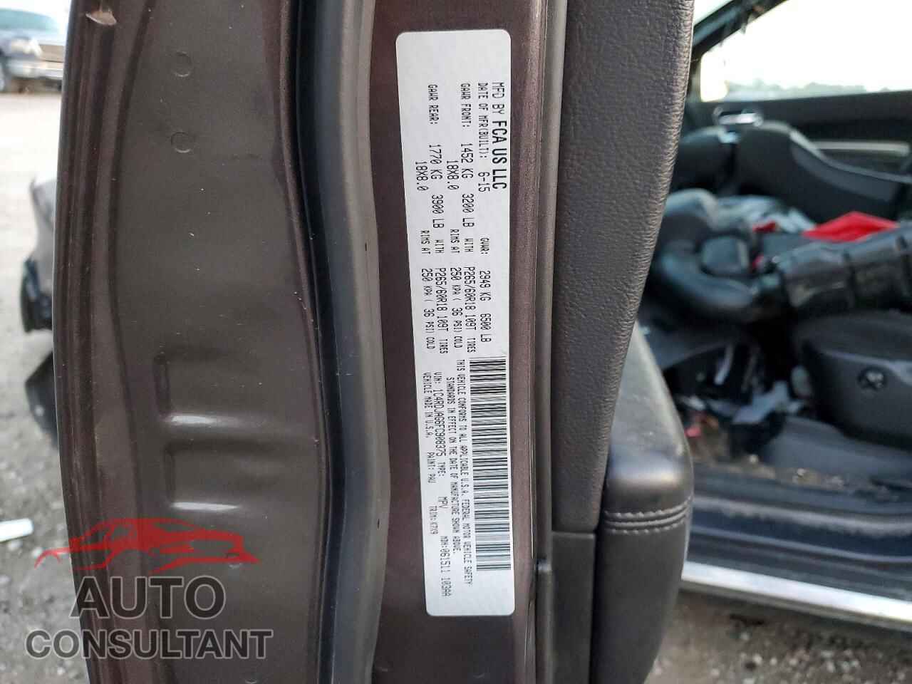 DODGE DURANGO 2015 - 1C4RDJAG6FC908375