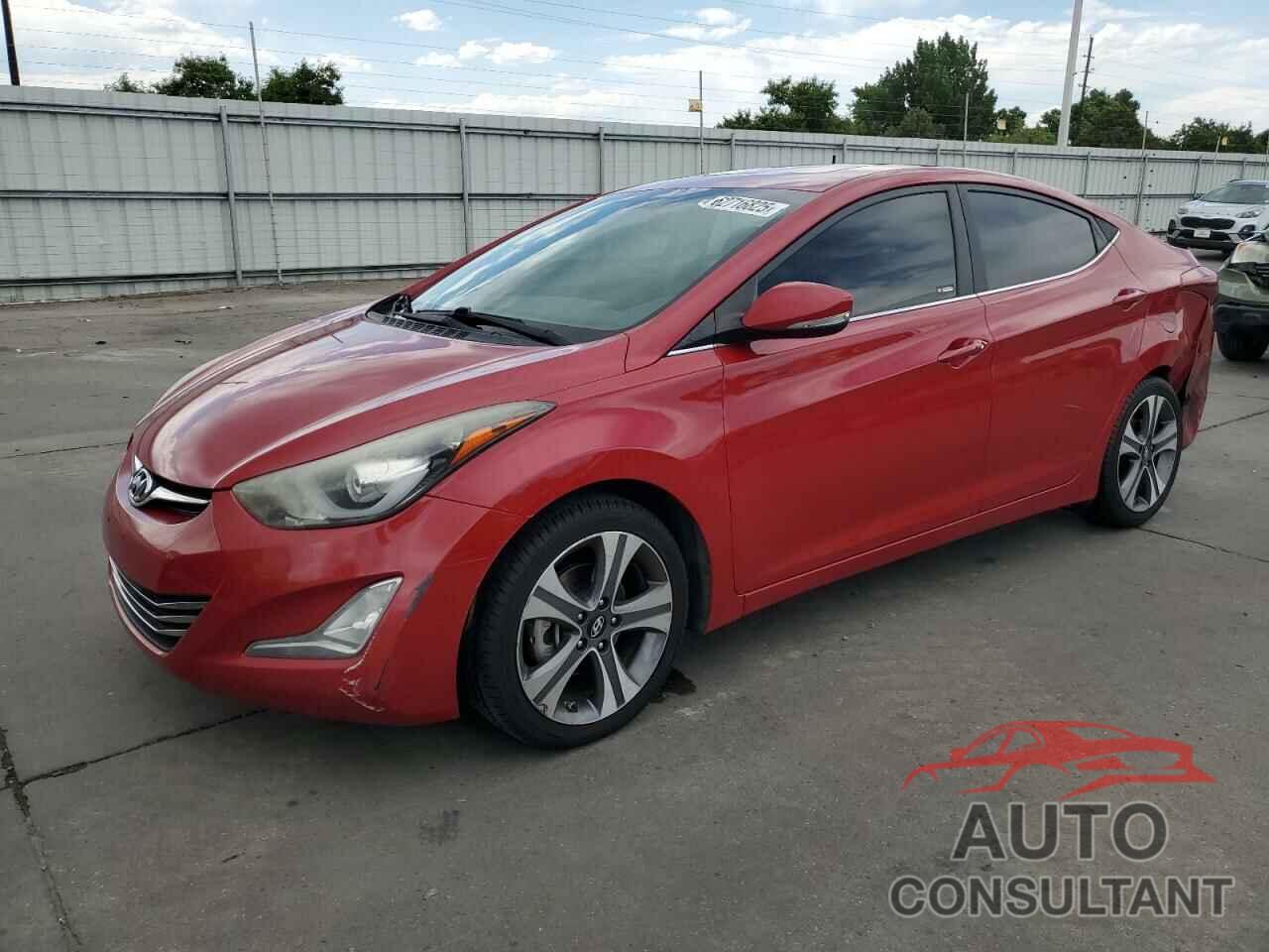 HYUNDAI ELANTRA 2014 - KMHDH4AH5EU072068