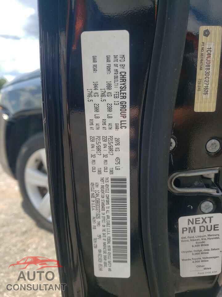 JEEP COMPASS 2013 - 1C4NJDBB3DD271626