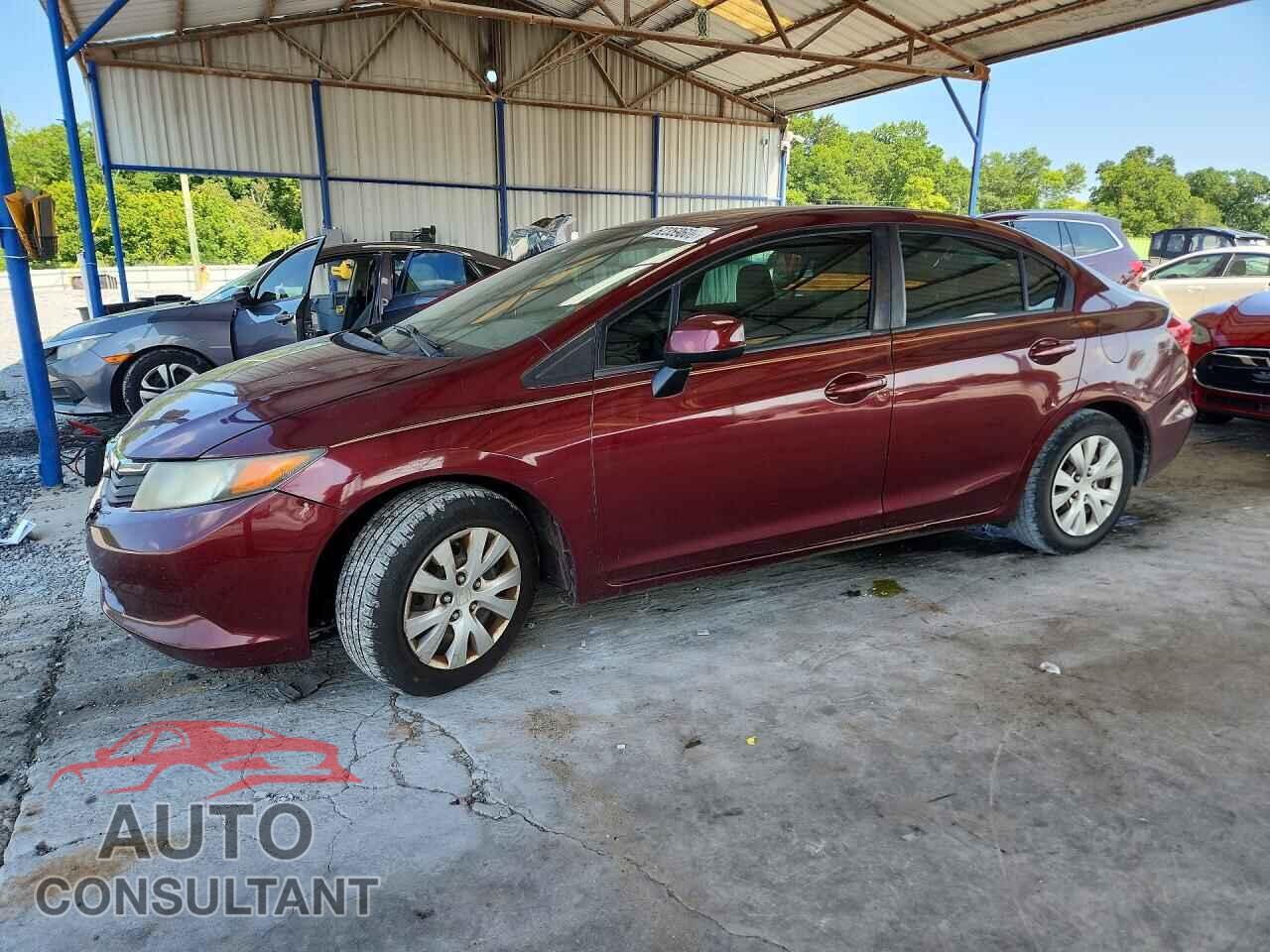 HONDA CIVIC 2012 - 2HGFB2F51CH529963