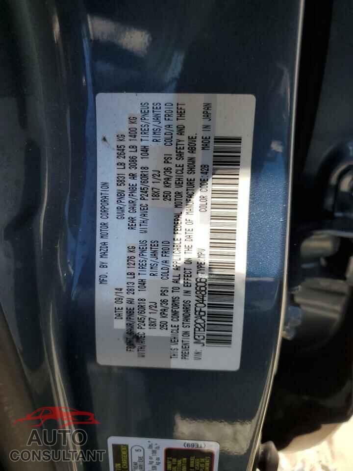 MAZDA CX-9 2015 - JM3TB2CA6F0448606