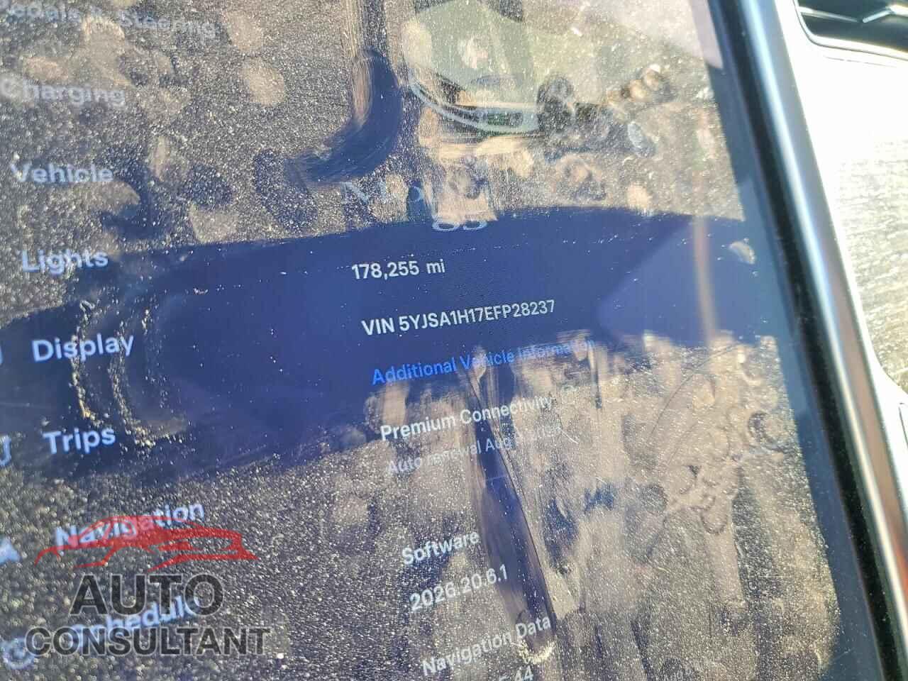 TESLA MODEL S 2014 - 5YJSA1H17EFP28237
