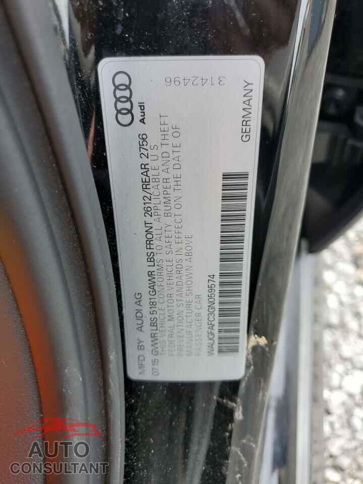 AUDI A6 2016 - WAUGFAFC3GN059574