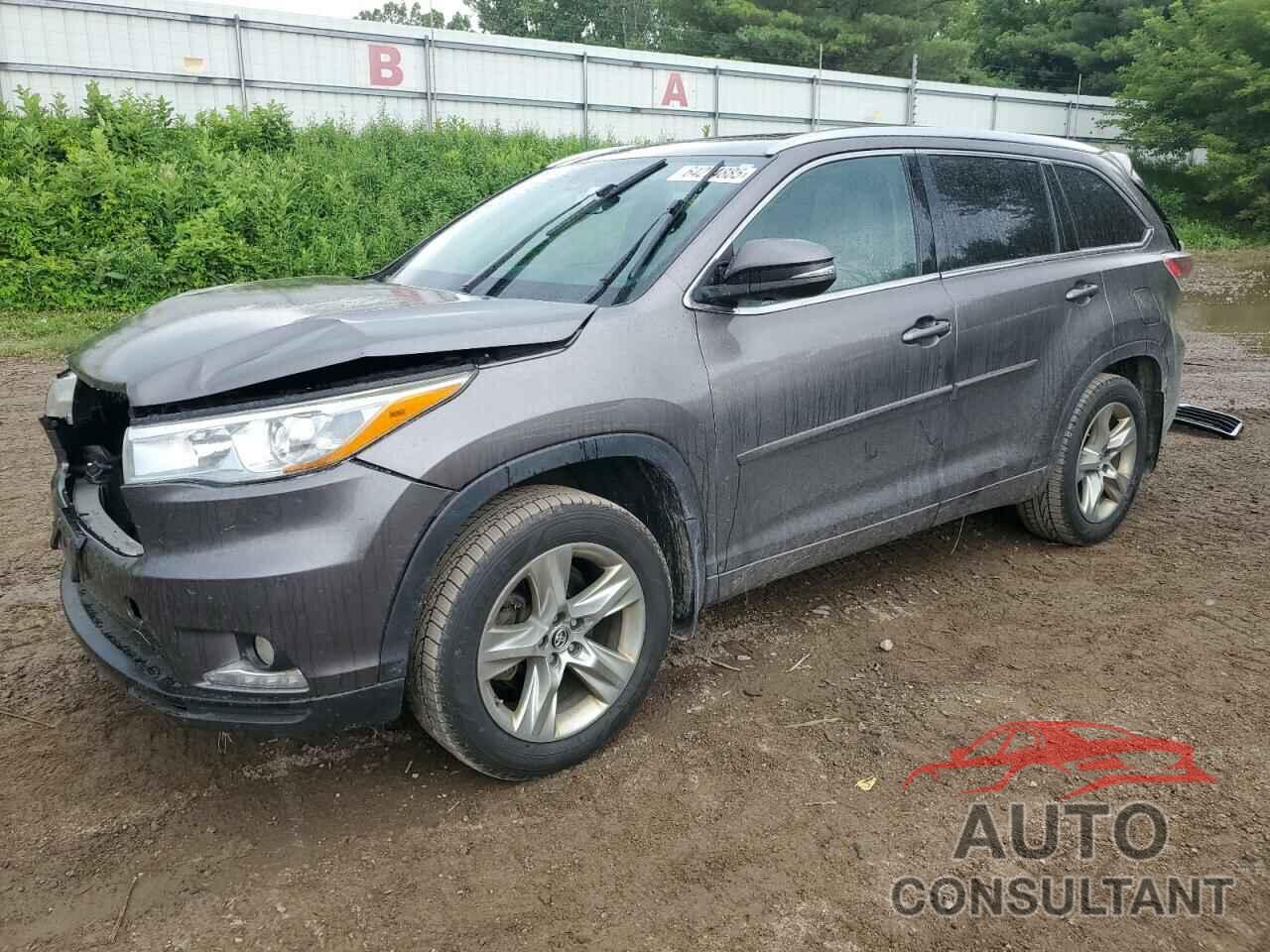 TOYOTA HIGHLANDER 2016 - 5TDDKRFH9GS270414