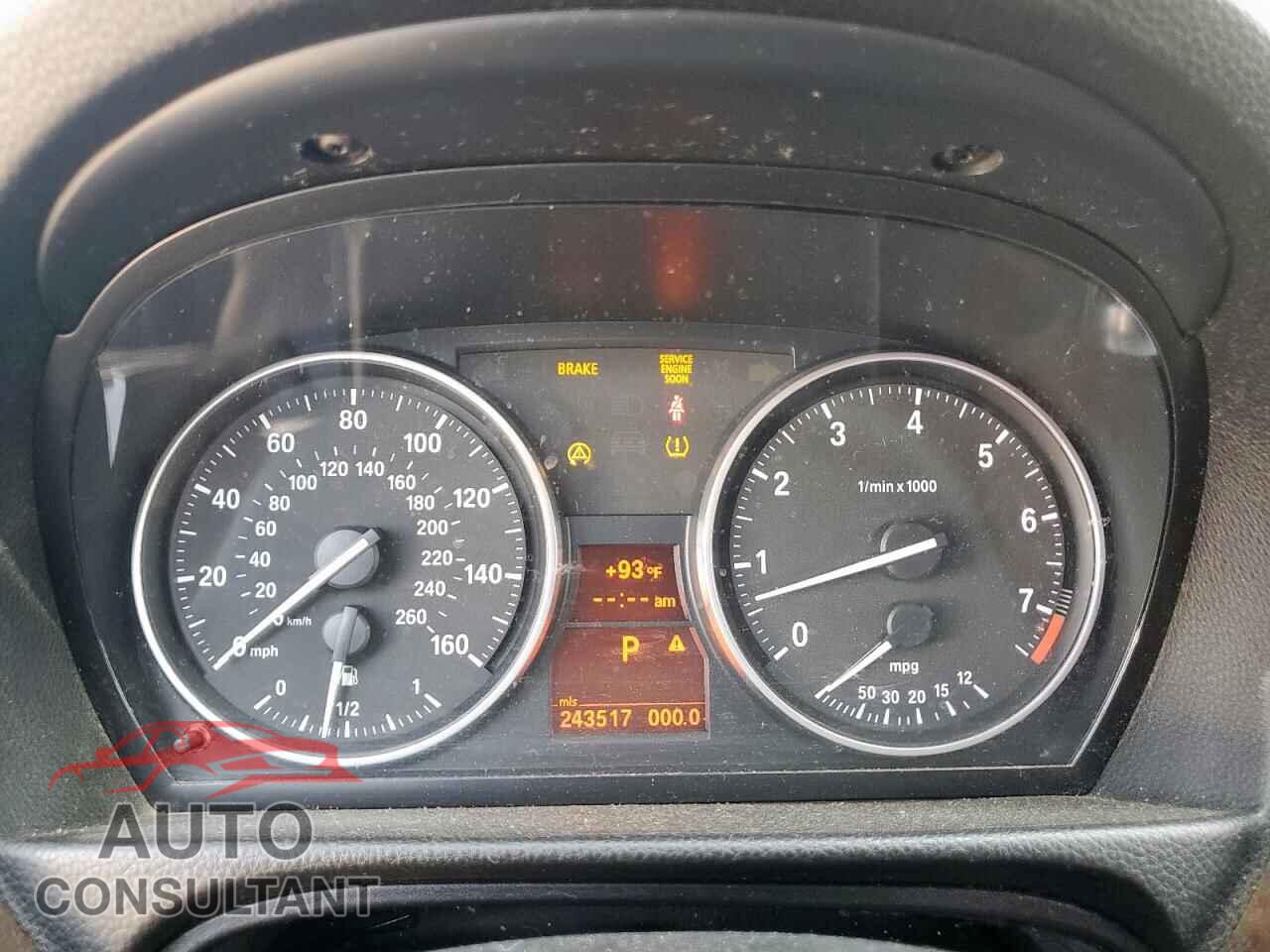 BMW 3 SERIES 2009 - WBAPH73599E126989
