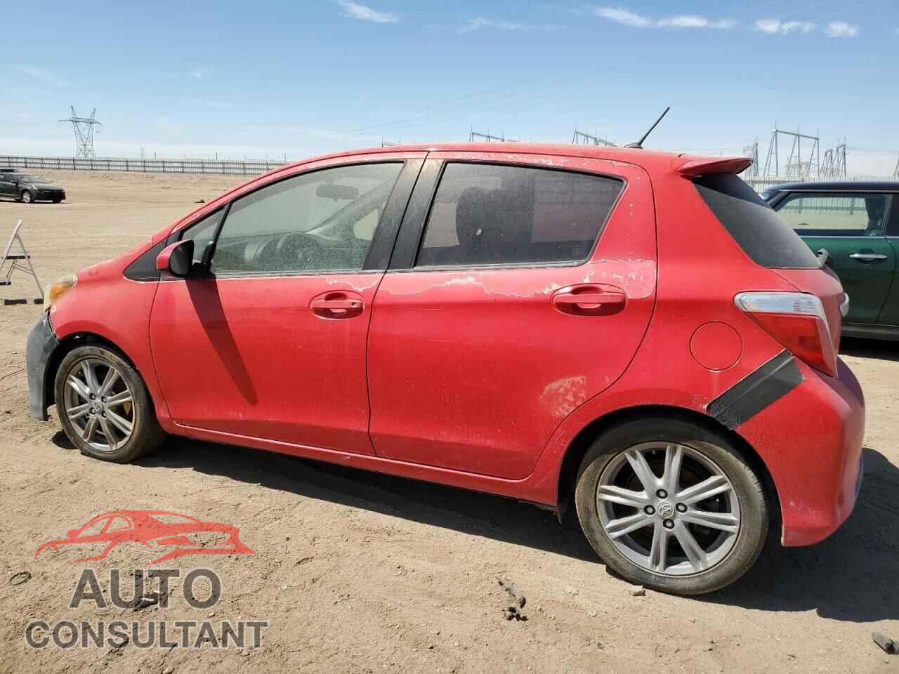 TOYOTA YARIS 2012 - JTDKTUD32CD502811