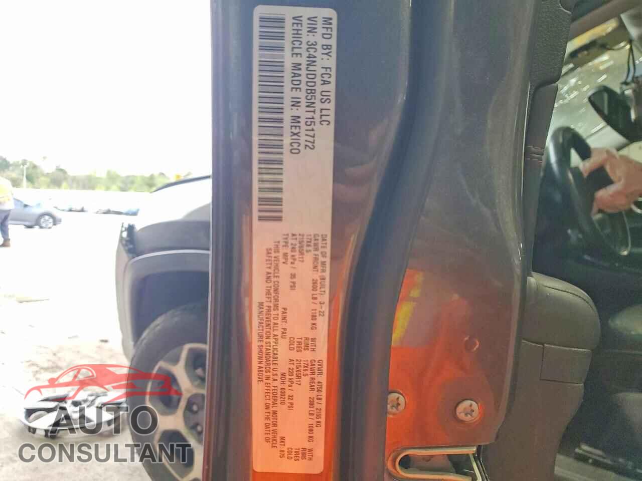 JEEP COMPASS 2022 - 3C4NJDDB5NT151772
