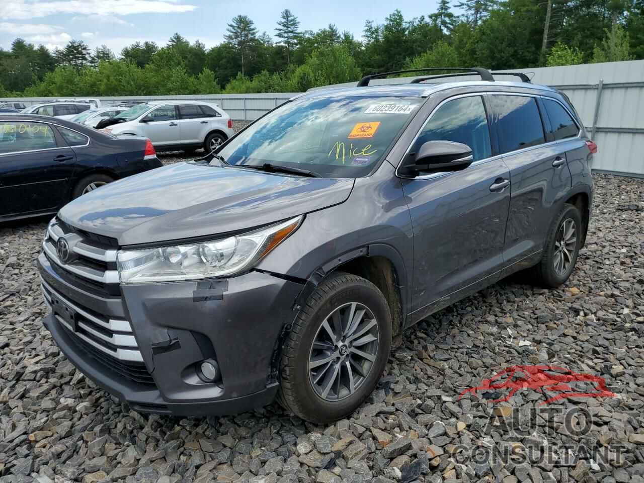 TOYOTA HIGHLANDER 2017 - 5TDJZRFH5HS466852