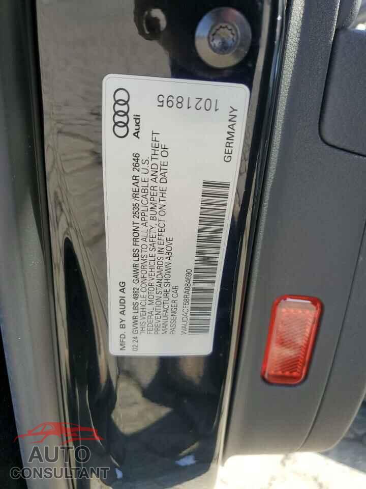 AUDI A5 2024 - WAUDACF58RA084690