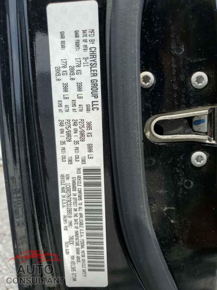 DODGE RAM 1500 2012 - 1C6RD7NT9CS128910