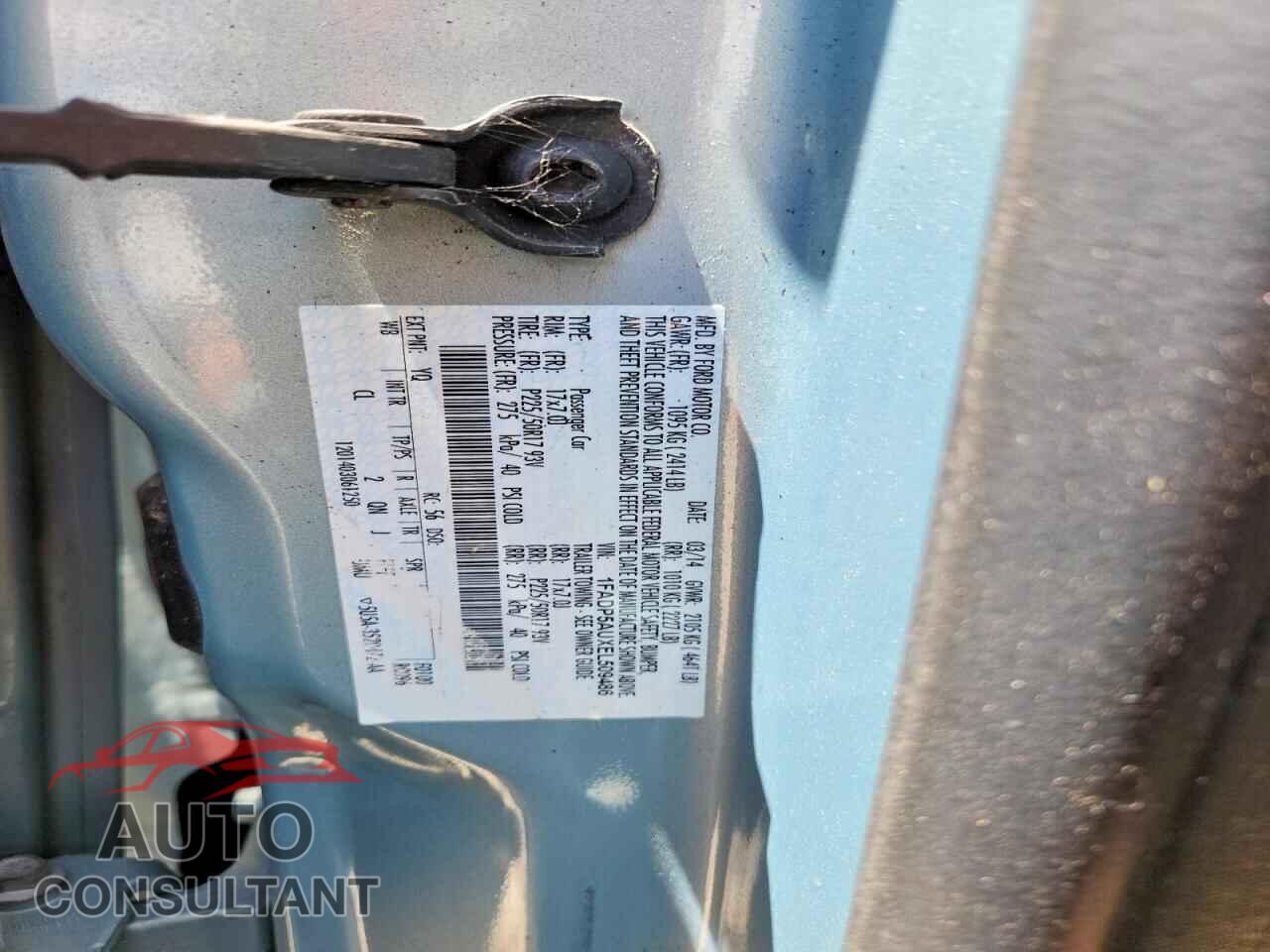 FORD CMAX 2014 - 1FADP5AUXEL509486