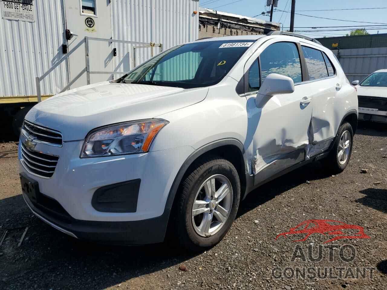 CHEVROLET TRAX 2016 - KL7CJPSB4GB759375