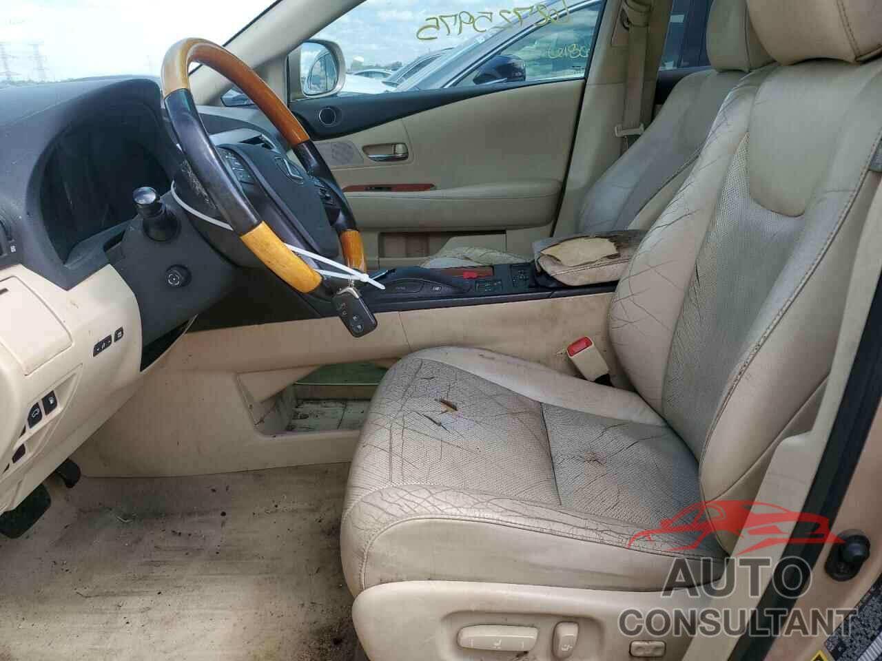 LEXUS RX350 2010 - 2T2BK1BA0AC031413