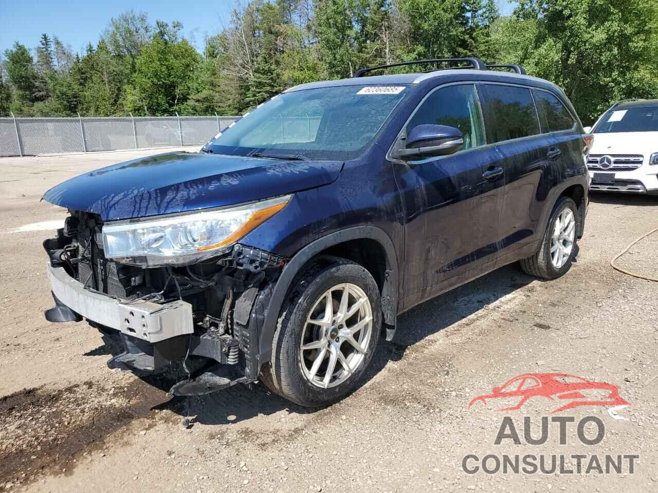 TOYOTA HIGHLANDER 2016 - 5TDJKRFH4GS286779