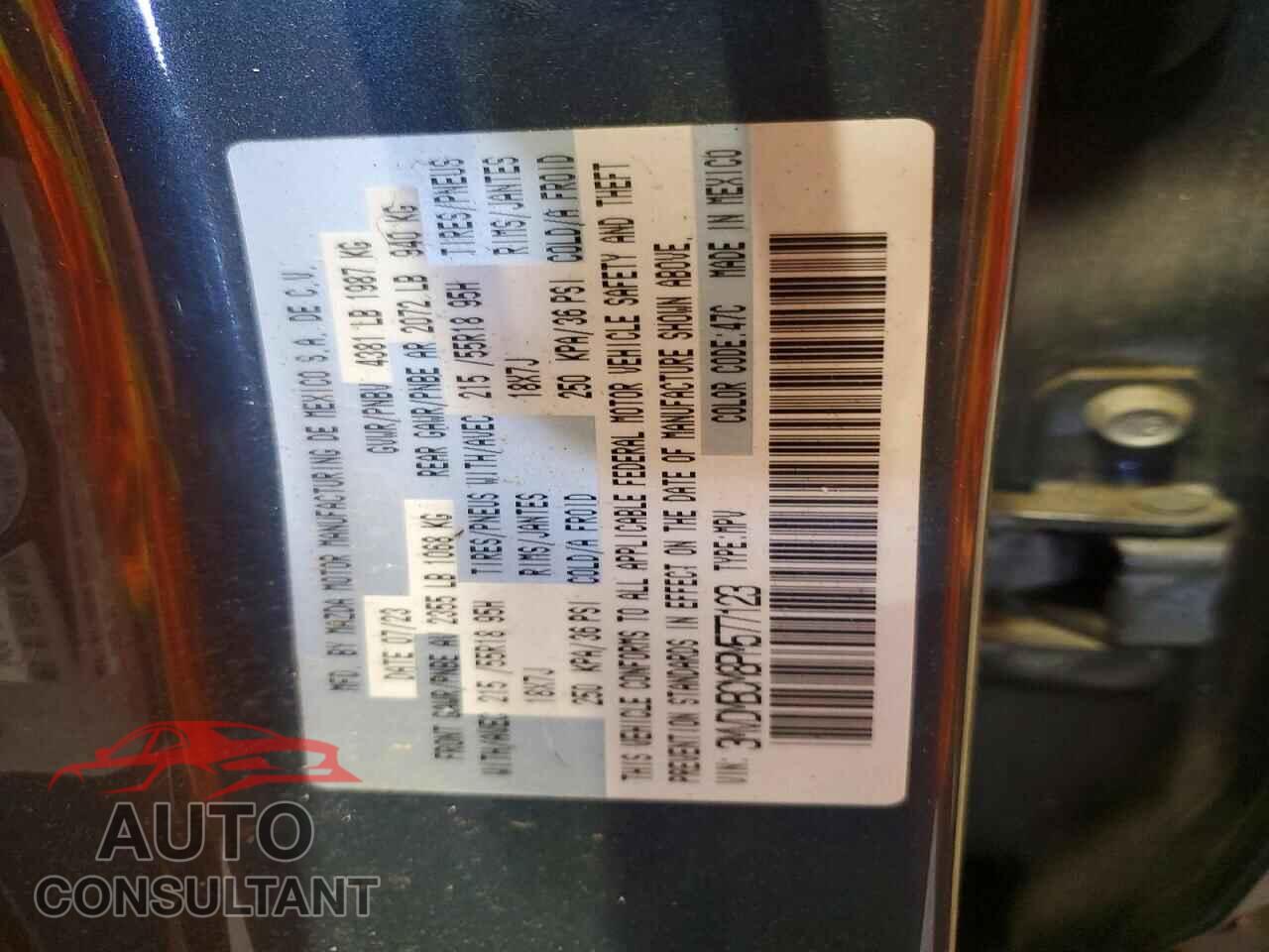 MAZDA CX30 2023 - 3MVDMBCM8PM577123