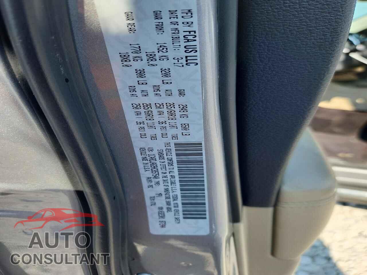 DODGE DURANGO 2017 - 1C4RDJAG9HC857540